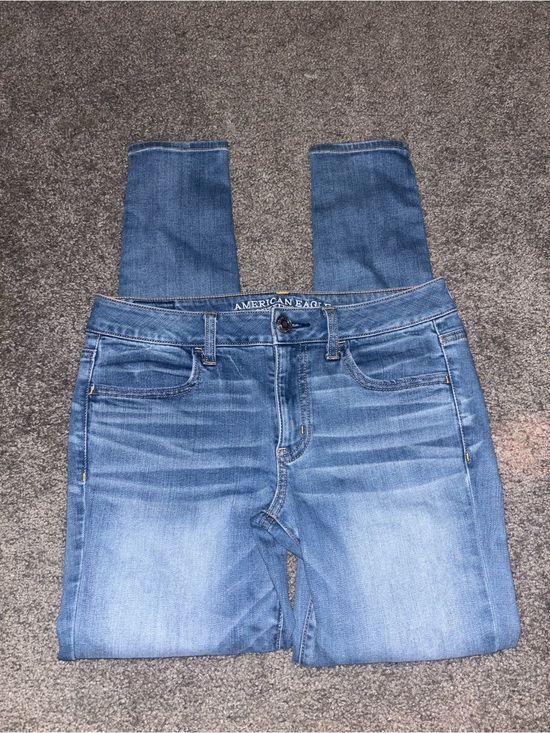 American Eagle Outfitters Denim - American Eagle Outfitters Women's Blue Super Stretch Jeggings